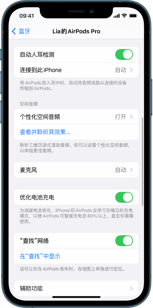 陇西苹果手机维修分享如何通过 iPhone “查找”功能定位 AirPods 