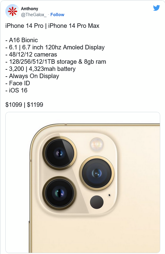 陇西苹果14维修分享iPhone 14全系涨价 