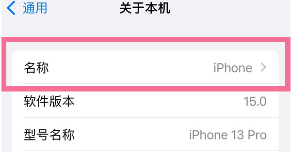 陇西苹果13维修分享iPhone 13热点名字设置教程 