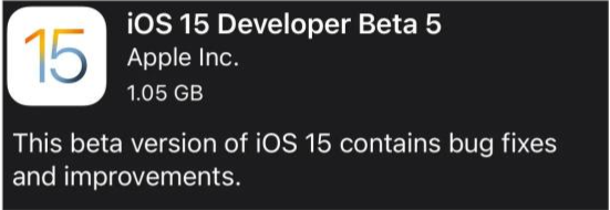 陇西苹果手机维修分享如何升级到iOS15.0 beta5 