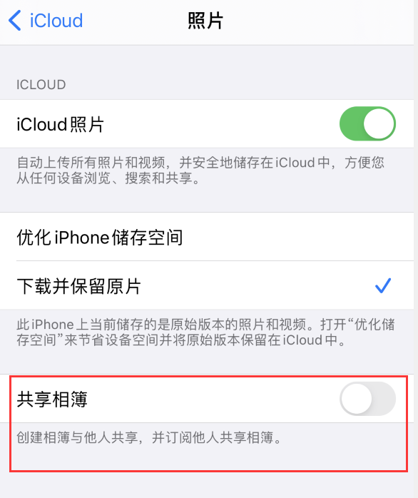 陇西苹果手机维修分享iPhone 总是收到共享相簿广告，如何解决 